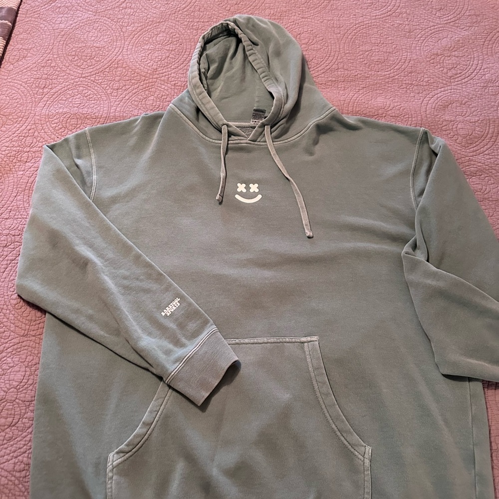 Men's Mint Faded Green Hoodie